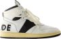 Rhude Rhecess Hi Sneakers Leer Wit Zwart White Heren - Thumbnail 1