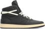 Rhude Vintage Leren High-Top Sneakers Black Heren - Thumbnail 1