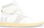 Rhude Vintage Leren High-Top Sneakers White Heren - Thumbnail 1