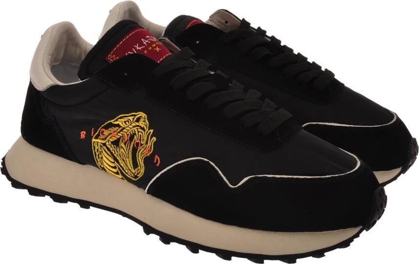 Richmond Sneakers met geborduurd detail en retro silhouet