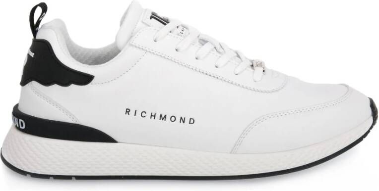 Richmond Witte Cuoio Sneakers White Heren