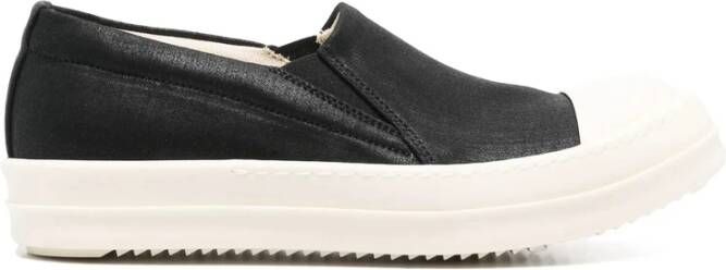 Rick Owens Black Shadow Sneakers met rubberen zool