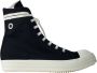 Rick Owens Canvas High-Top Sneakers - Thumbnail 1