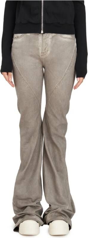 Rick Owens Denim Bias Bootcut Broek