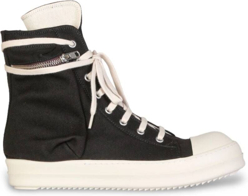 Rick Owens Denim Cargo Sneakers