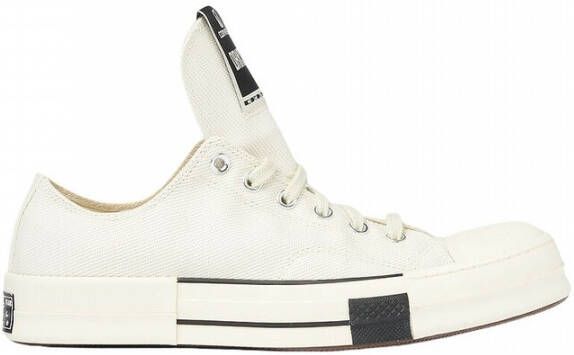 Rick Owens Drkstr Chuck 70 Low Top Sneakers Wit Dames