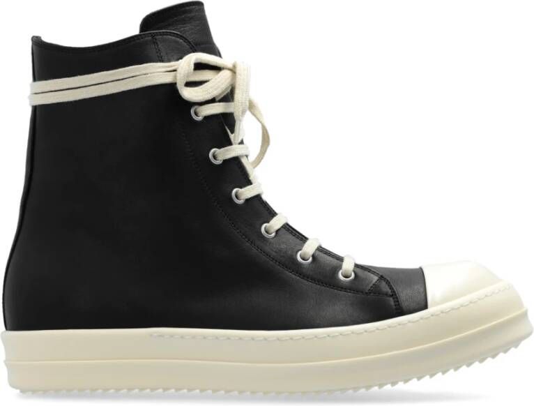 Rick Owens Enkelhoge 'Loo Sneakers' Black Heren
