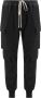 Rick Owens Katoenen Track-Pants met Geribbelde Boorden - Thumbnail 1