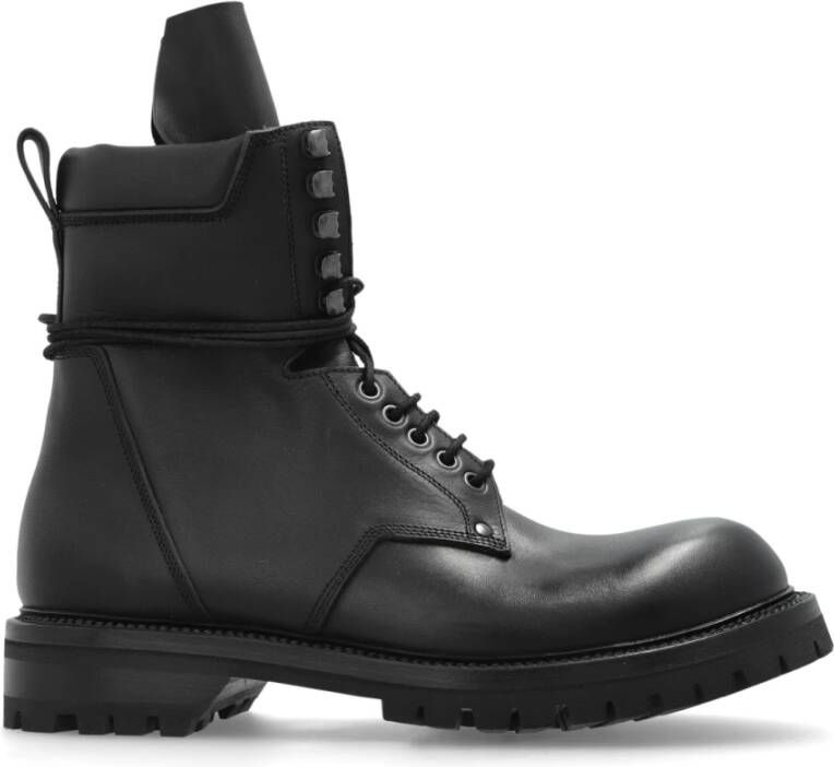 Rick Owens Leren schoenen Army Low