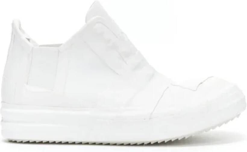 Rick Owens Pre-owned Rubber sneakers White Dames