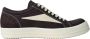 Rick Owens Retro Katoenen Sneakers met Suède Panelen - Thumbnail 1