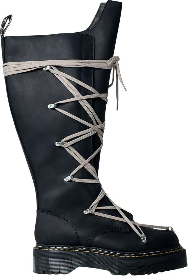 Rick Owens 1460 Quad Sole Megalace Boots - Foto 2
