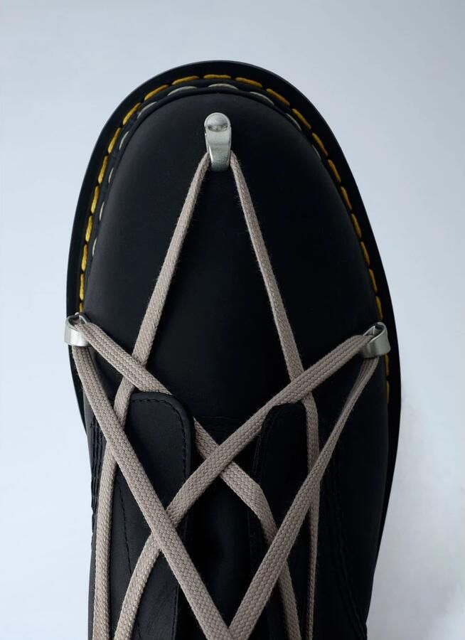 Rick Owens 1460 Quad Sole Megalace Boots