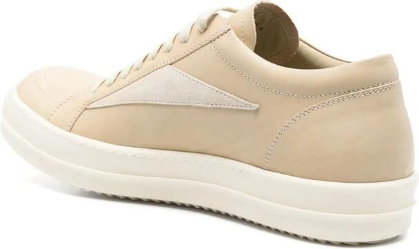 Rick Owens Beige Veterschoen Rubberen Zool - Foto 2