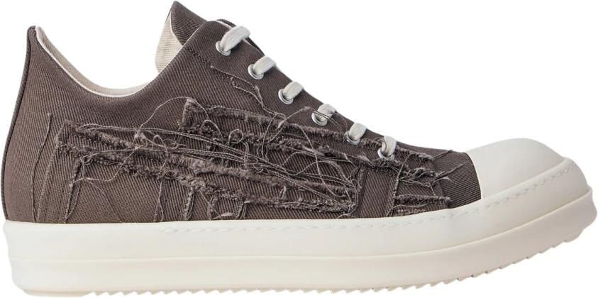Rick Owens Canvas Low-Top Sneakers