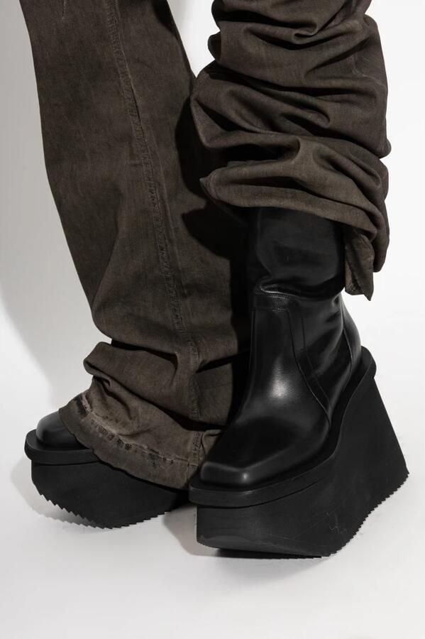 Rick Owens Factory Laarzen Platform Enkellaarsjes - Foto 2