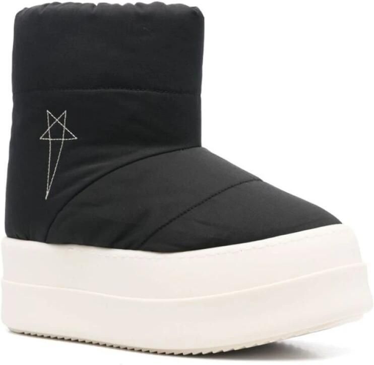 Rick Owens Gewatteerde Slip-On Flatform Schoenen