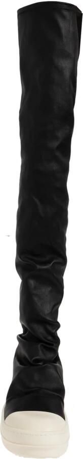 Rick Owens Hoge Top Sneakers Black Dames - Foto 6