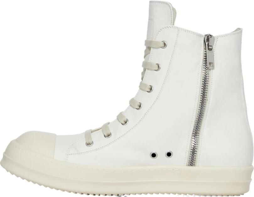 Rick Owens Hoge Sneakers van Leer