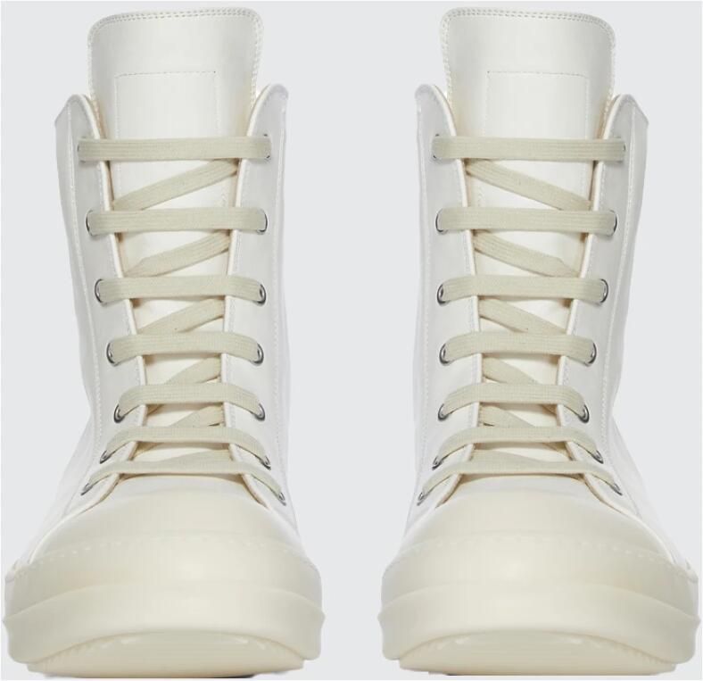 Rick Owens Hoge Sneakers van Leer - Foto 3
