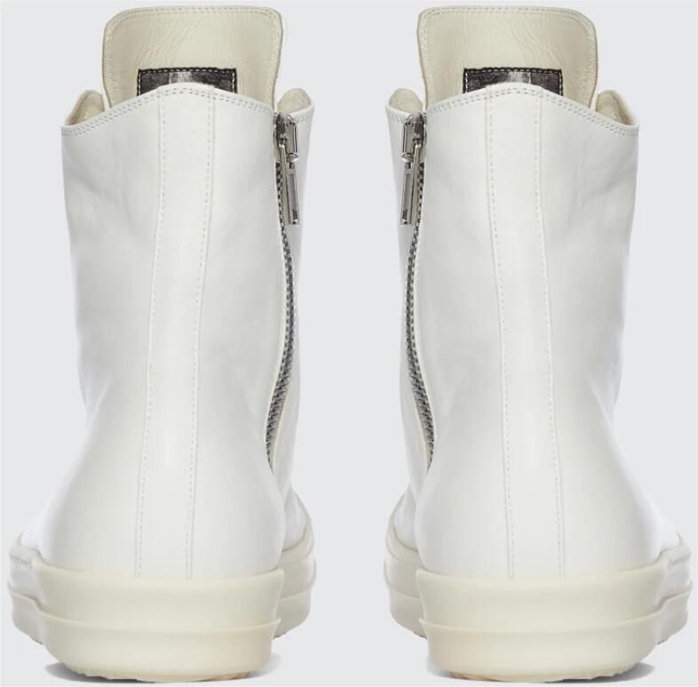 Rick Owens Hoge Sneakers van Leer - Foto 2