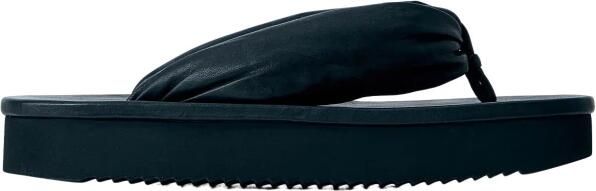 Rick Owens Hollywood Flip Flop leren sandalen