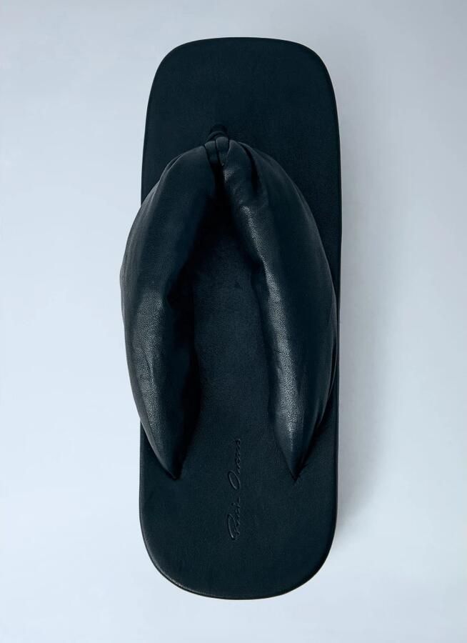 Rick Owens Hollywood Flip Flop leren sandalen - Foto 2