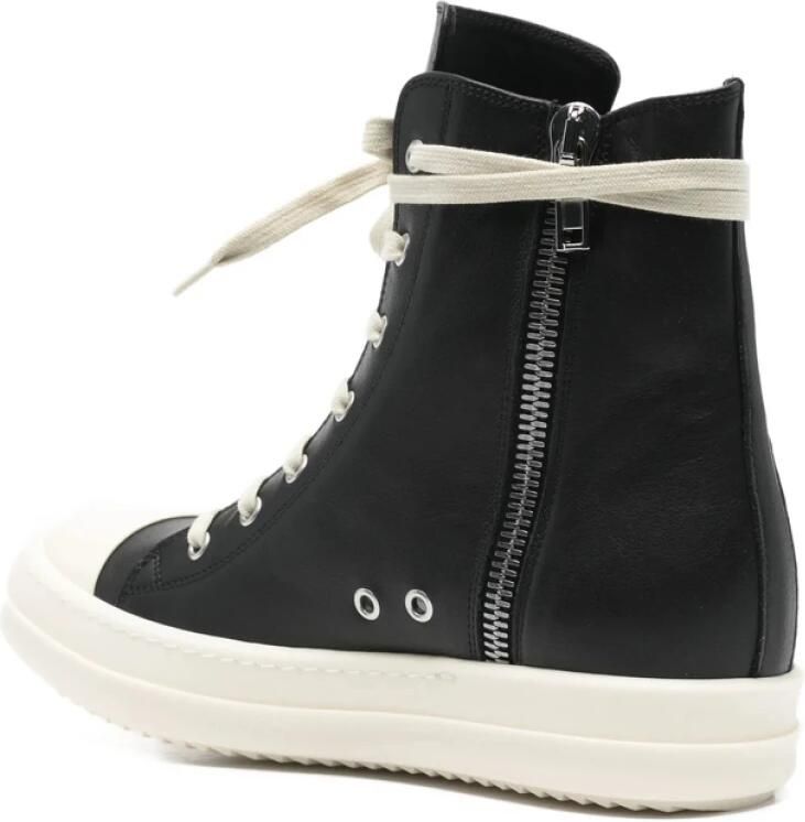 Rick Owens Lace-up leren sneakers - Foto 2