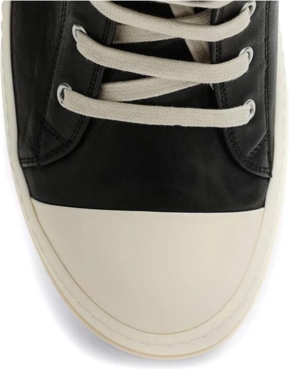 Rick Owens Leather High Top Sneakers - Foto 2
