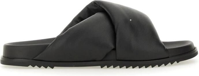 Rick Owens Leather Slide Sandal