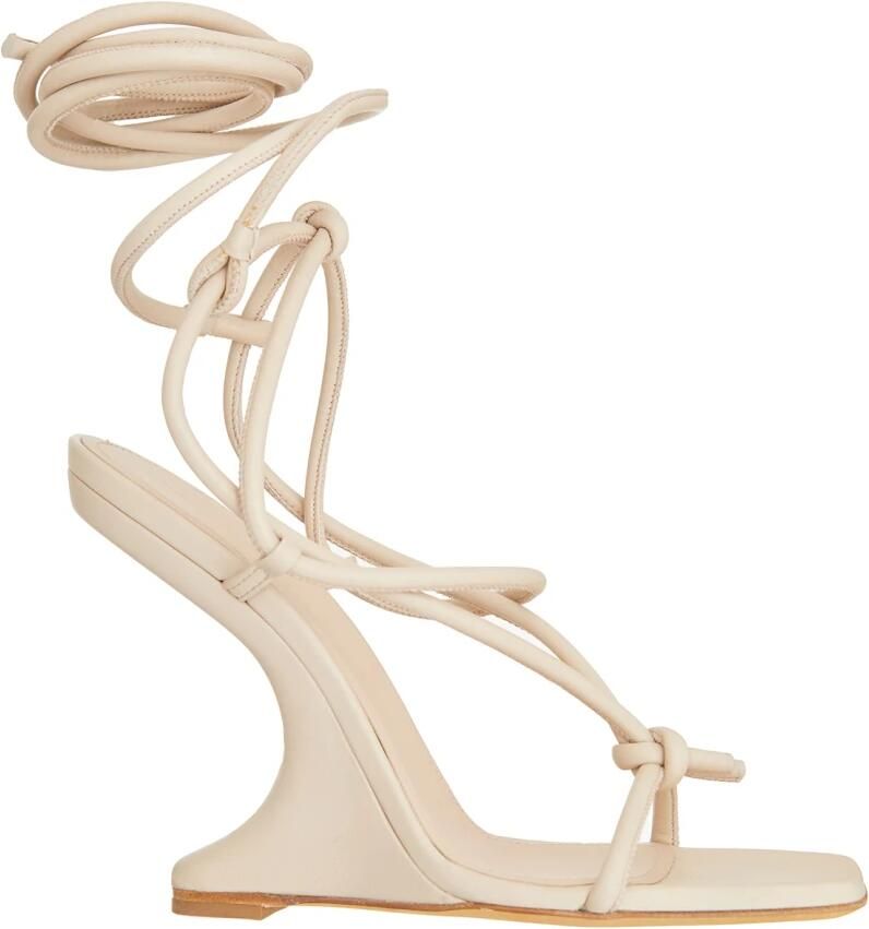 Rick Owens Leren Cantilever Sandalen - Foto 2