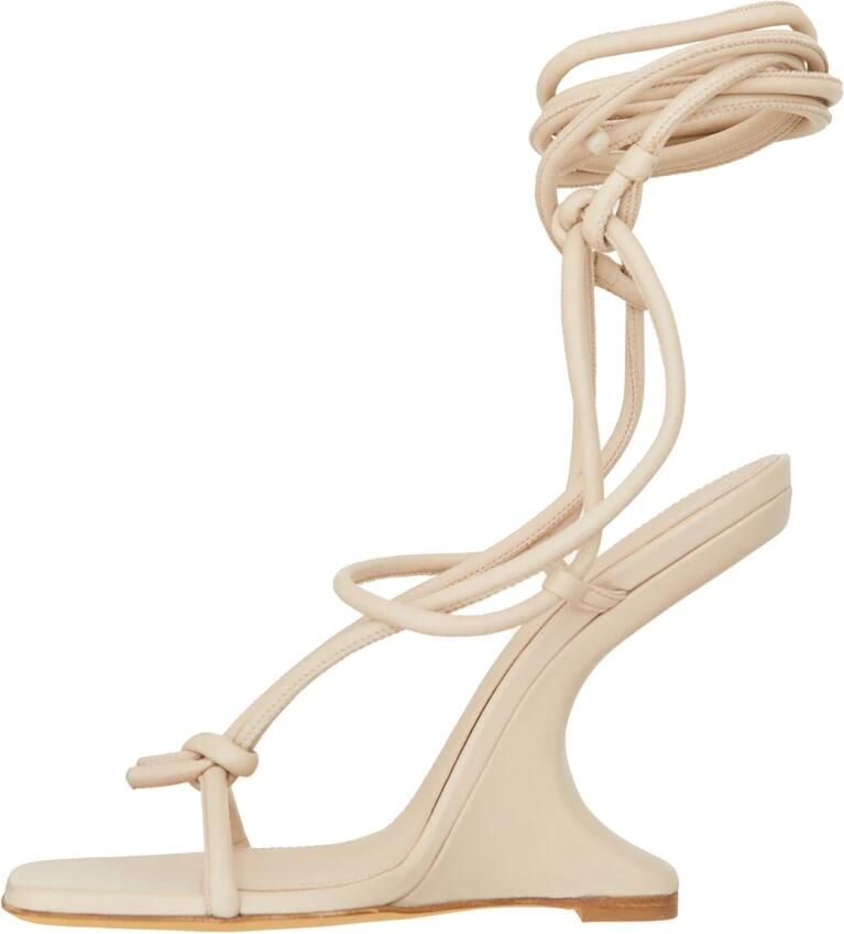 Rick Owens Leren Cantilever Sandalen