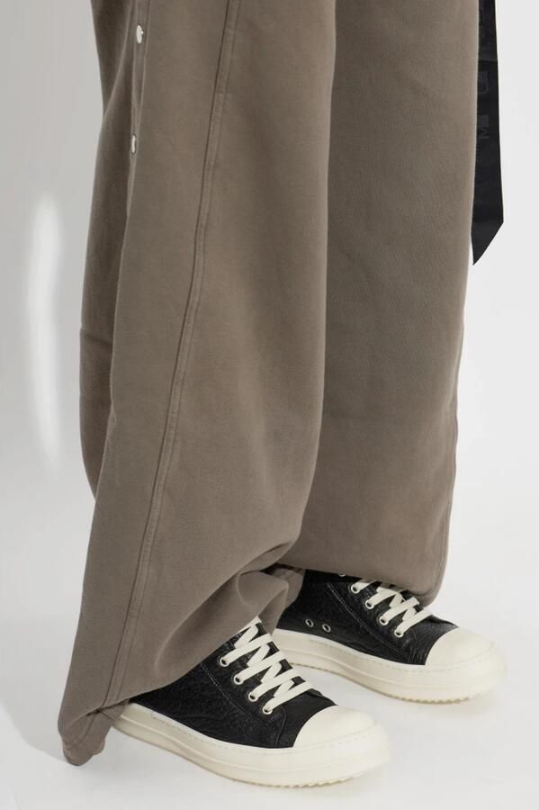Rick Owens Textured Leather Low-Top Sneakers - Foto 7