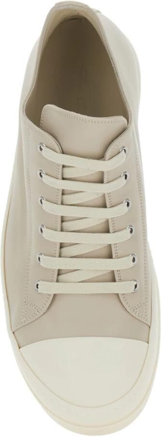 Rick Owens Low Top Sneakers met Contrasterende Ronde Neus in Leer - Foto 2