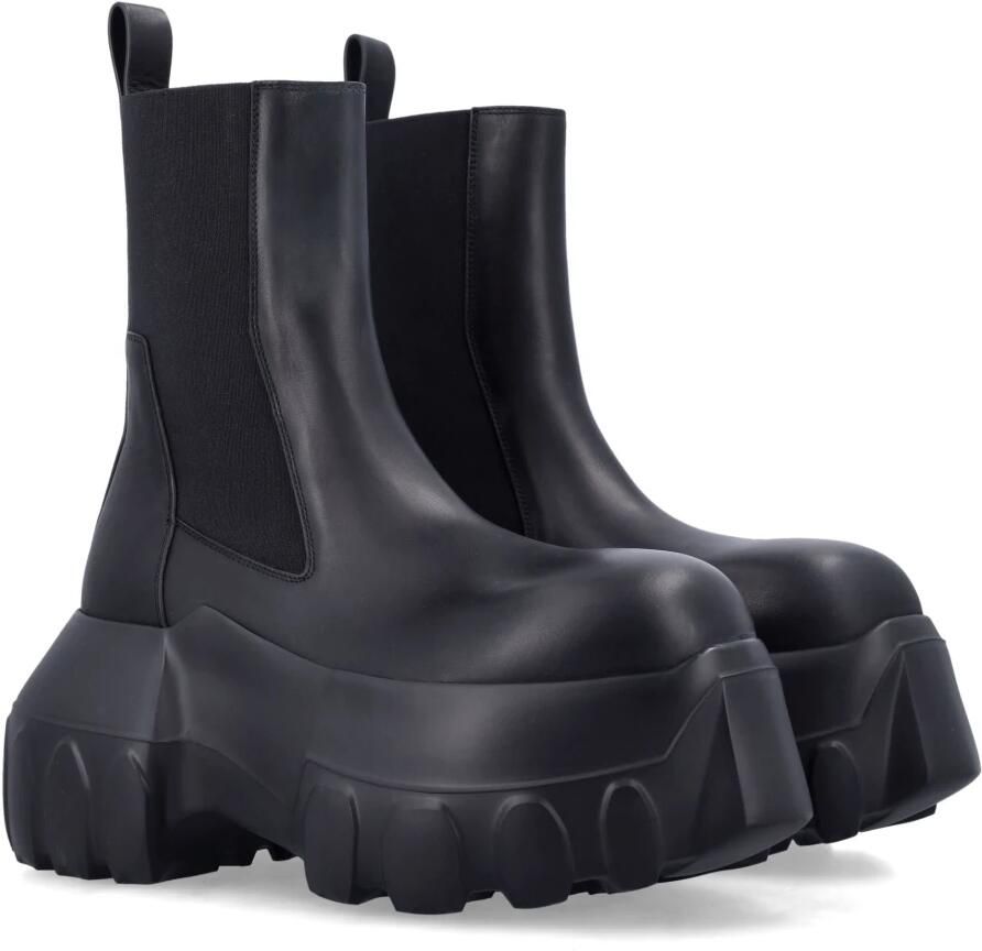 Rick Owens Mega Tractor Leren Laarzen - Foto 3