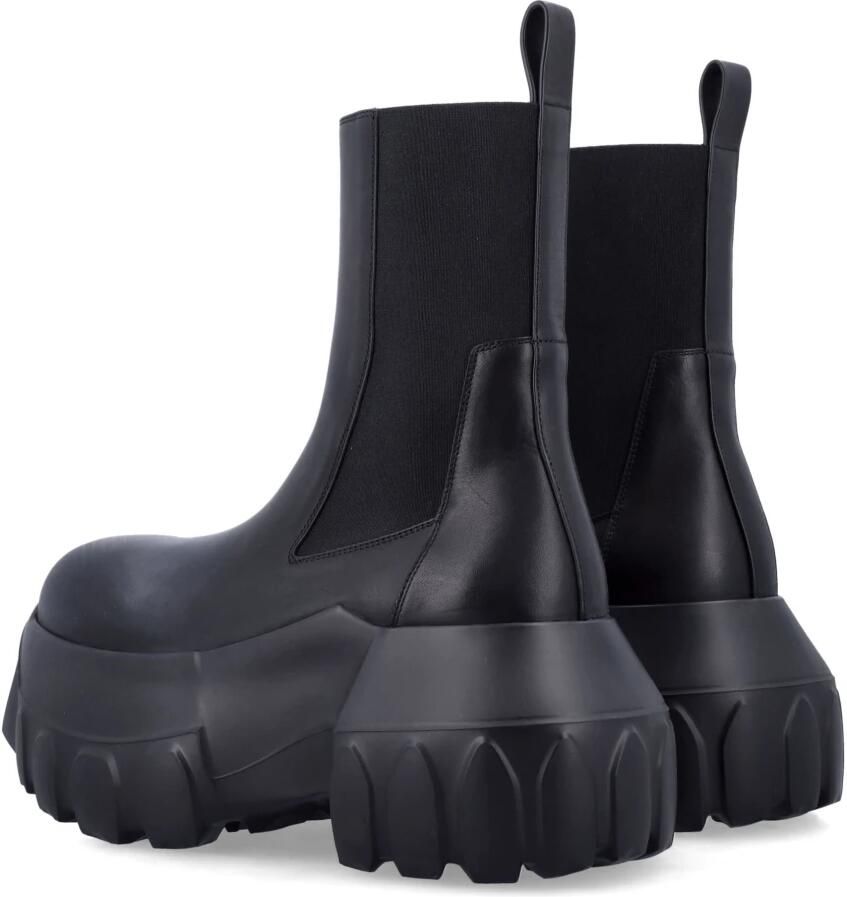 Rick Owens Mega Tractor Leren Laarzen - Foto 4
