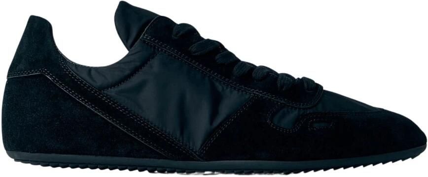Rick Owens Minimalistische Sneakers met Suède Details
