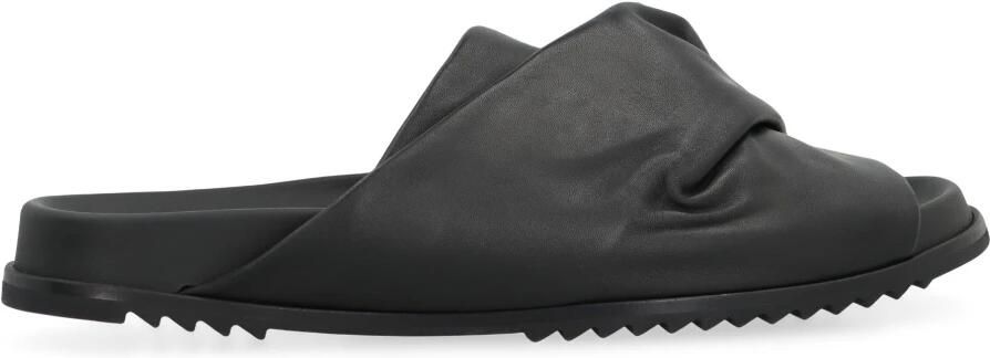 Rick Owens Mobius Leather Slides
