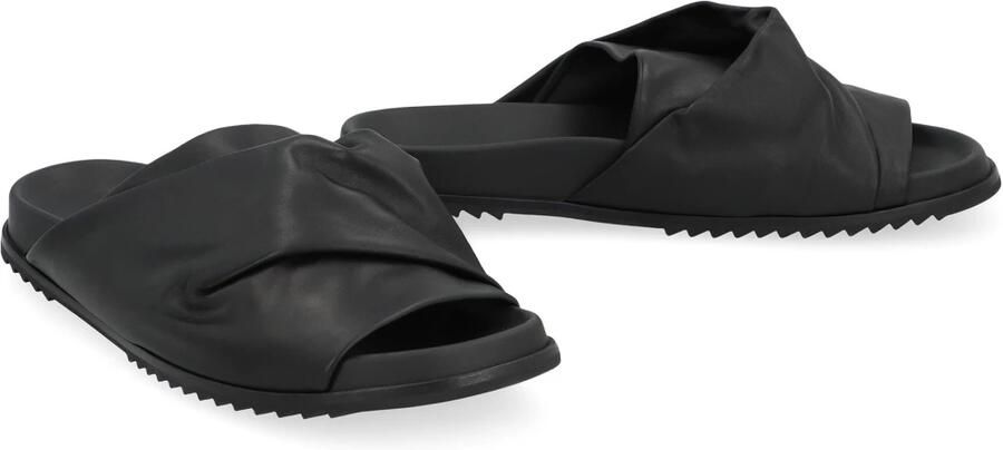 Rick Owens Mobius Leather Slides - Foto 3