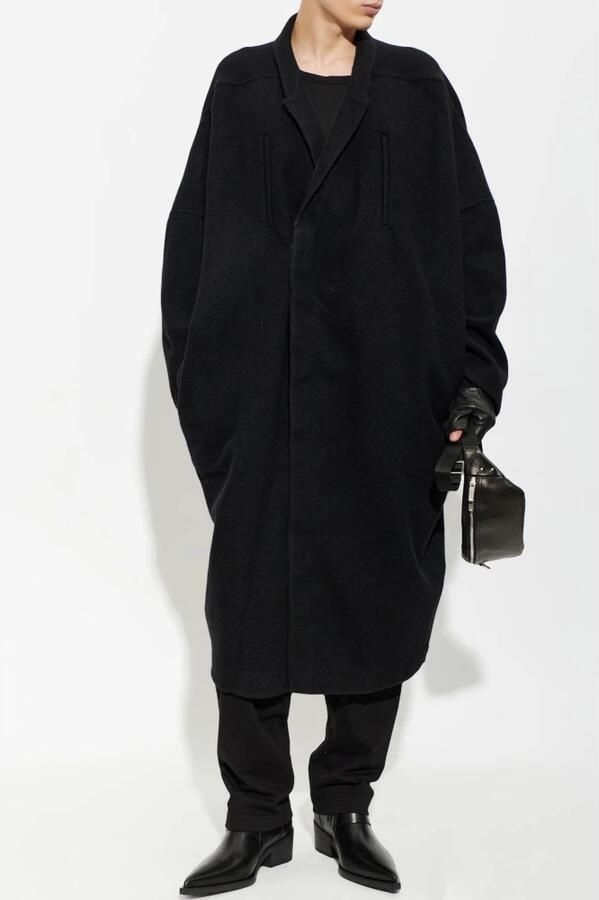 Rick Owens Puntige Leren Enkellaarsjes - Foto 4