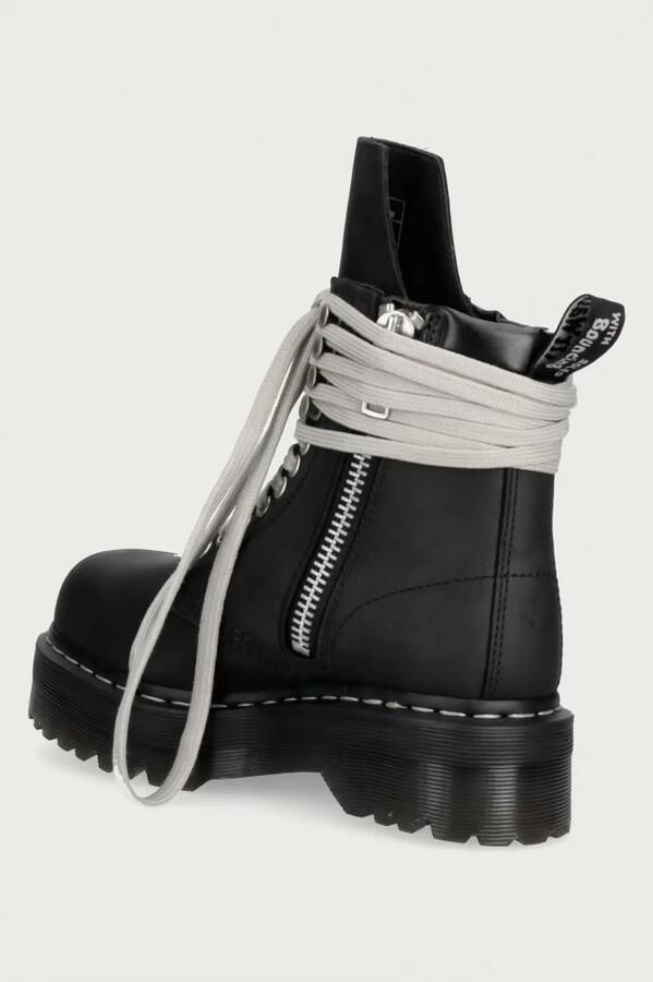 Rick Owens Quad Sole Stalen Neus Laars - Foto 8