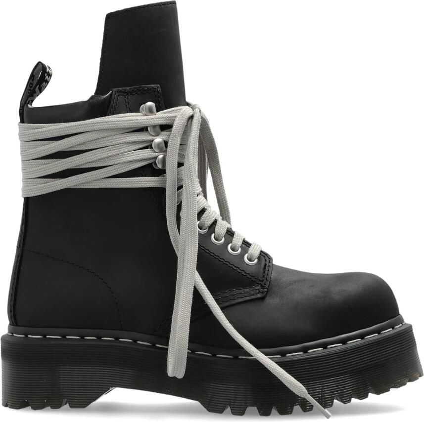Rick Owens Quad Sole Stalen Neus Laars