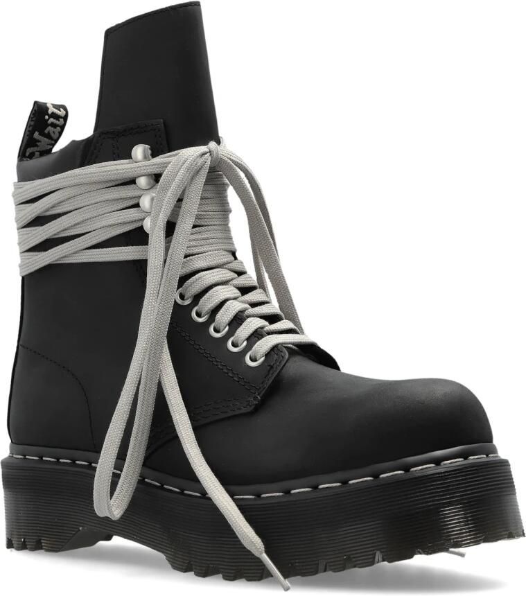 Rick Owens Quad Sole Stalen Neus Laars - Foto 3