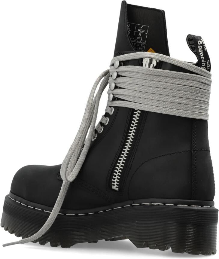 Rick Owens Quad Sole Stalen Neus Laars - Foto 4