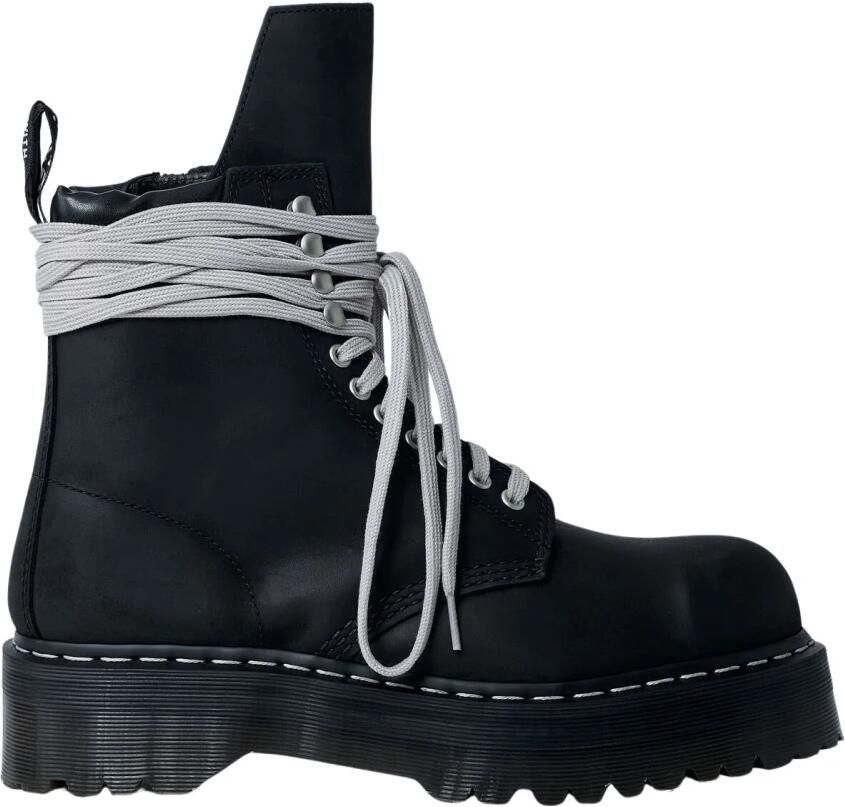 Rick Owens Quad Sole Steel Toe Boots - Foto 2
