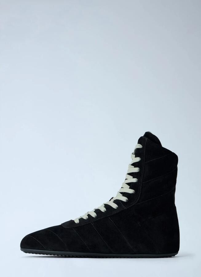 Rick Owens Quilted Minimal High Sneaks - Foto 6