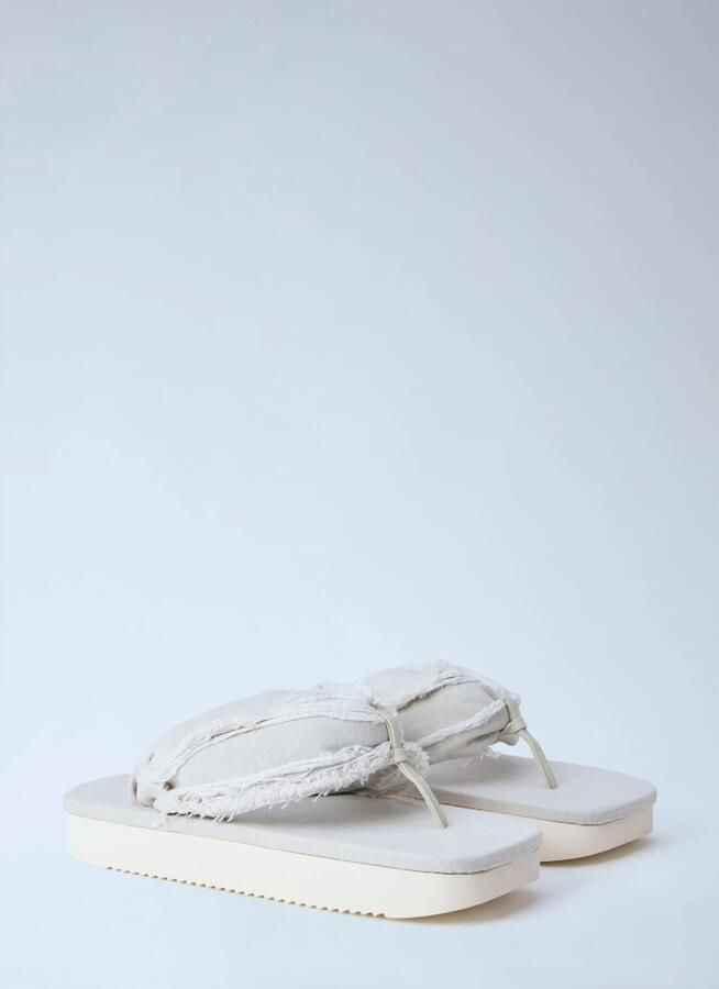 Rick Owens Sandalen met bandjes met gerafelde rand - Foto 3
