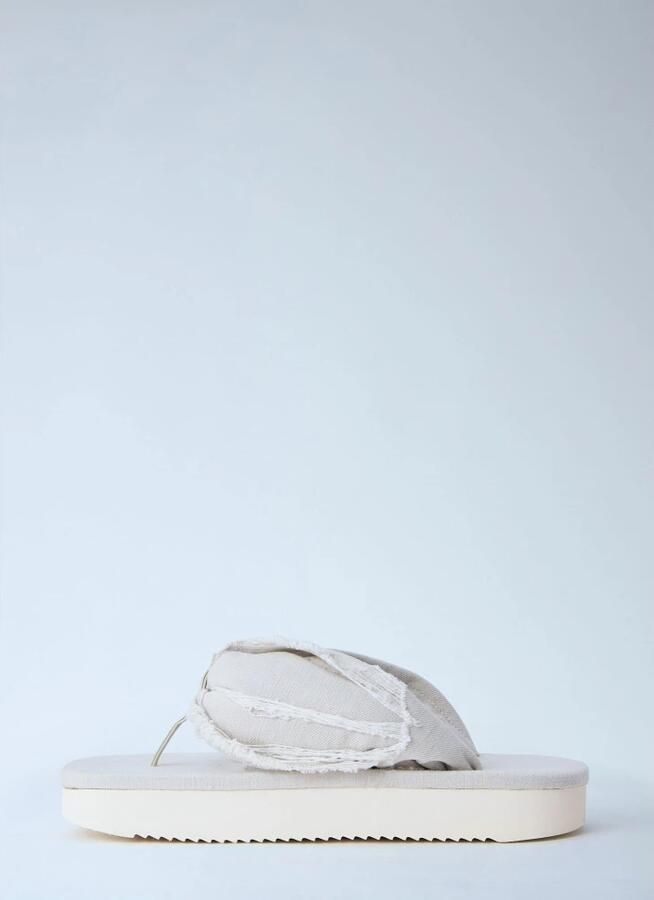 Rick Owens Sandalen met bandjes met gerafelde rand - Foto 4
