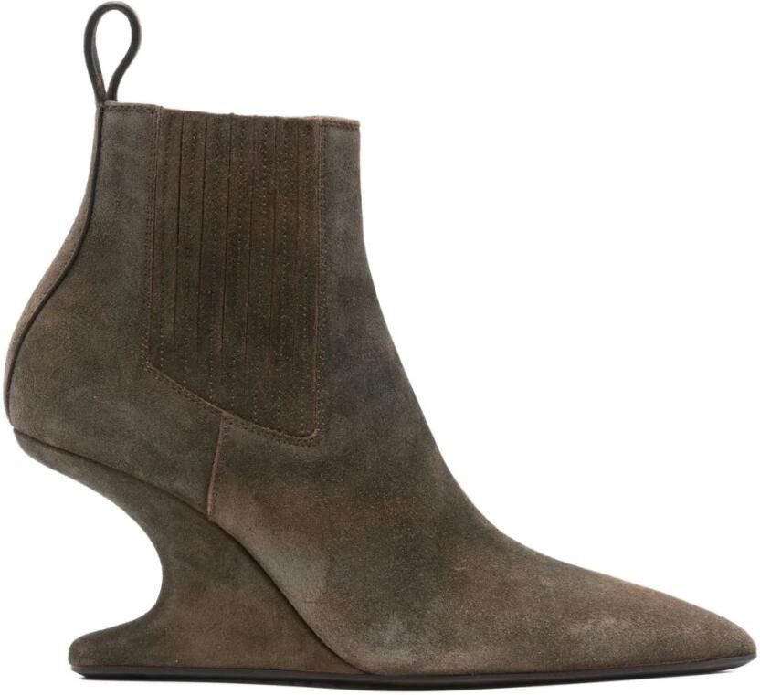 Rick Owens Suede Enkelboots