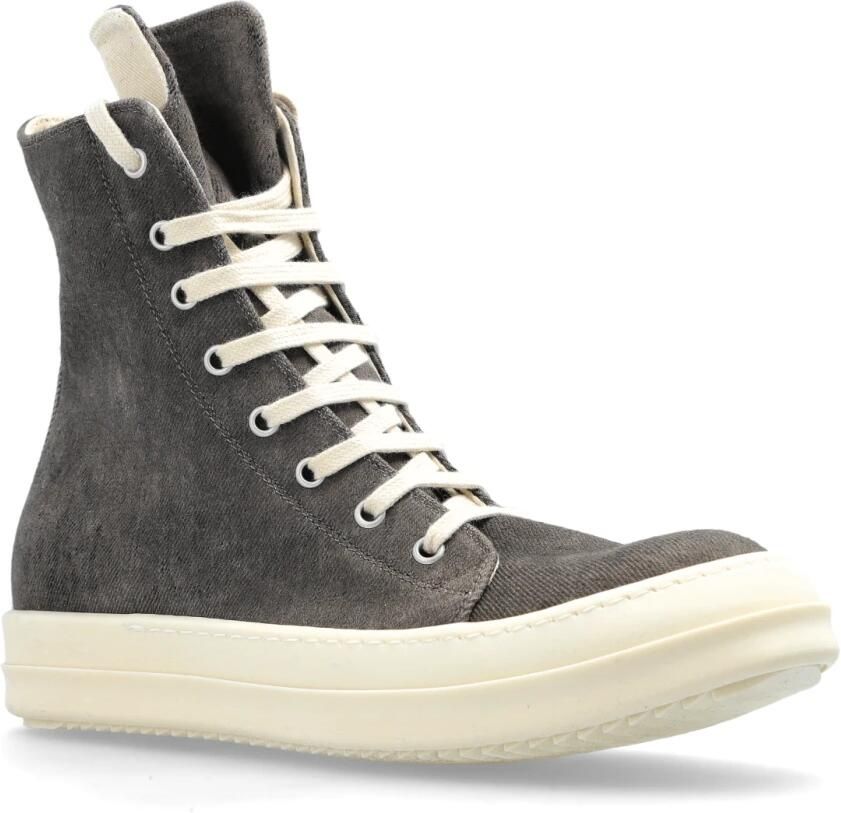 Rick Owens Vegan Sneaks High-Top Sneakers - Foto 3